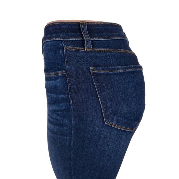 L'agence Margot Ripped Skinny Jeans Size 27 S Baltic Destruct - Picture 6 of 13